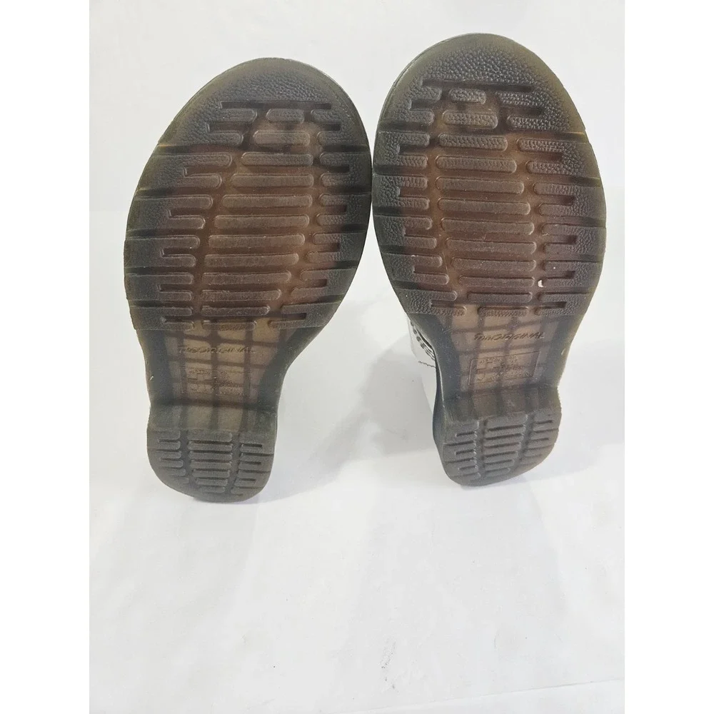 Dr Martens Boots Leather Boot Platform White Smooth Women‎ Size 7